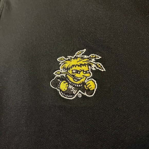 Wichita State Shockers Antigua Quarter 1/4 Zip Sweater Men’s XL Black Jacket‎ - Picture 6 of 12